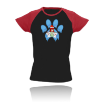Kép 3/4 - DoggyAndi - Hómancs színes vállú női póló