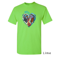 Kép 2/10 - Zállatorvos - Szív alakú logóval - póló