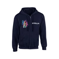 Kép 2/4 - Polla - #Polla cipzáros kapucnis pulóver