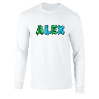 Kép 5/8 - Alex Csigér - ALEX - zöld - kék felnőtt hosszú ujjú póló