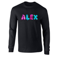Kép 3/8 - Alex Csigér - ALEX - zöld - kék felnőtt hosszú ujjú póló