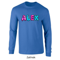 Kép 8/8 - Alex Csigér - ALEX - zöld - kék felnőtt hosszú ujjú póló