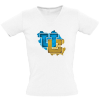 Kép 3/3 - UborCraft - kék logóval női póló