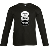 Kép 2/4 - Polla Channel - Pumpum power gyerek hosszú ujjú póló