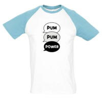 Kép 3/4 - Polla Channel - Pumpum power színes vállú férfi póló