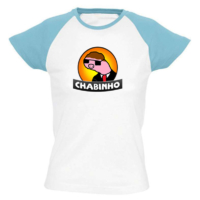 Kép 4/4 - Chabinho - Buta malac színes vállú női póló