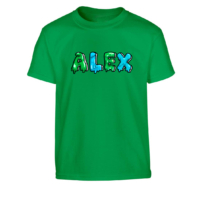 Kép 6/11 - Alex Csigér - ALEX - zöld - kék póló