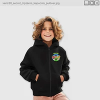 Kép 1/3 - Venc30 - Secret cipzáros kapucnis pulóver