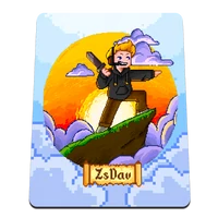 Kép 2/2 - Zsdav - Pixel hős egérpad
