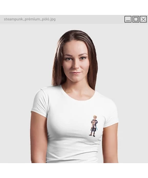 IceBlueBird - Steampunk PRÉMIUM póló