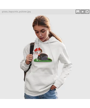 Kewin - Grass kapucnis pulóver