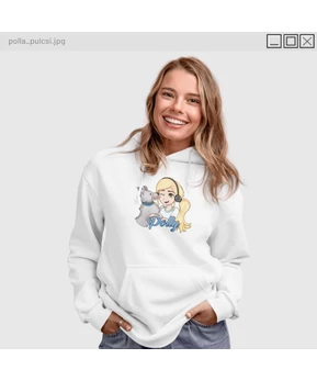 Polla - Polly Game kapucnis pulóver