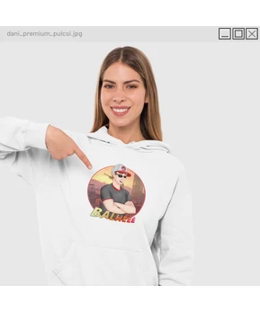 Nasz Dániel - Balhé PRÉMIUM kapucnis pulóver