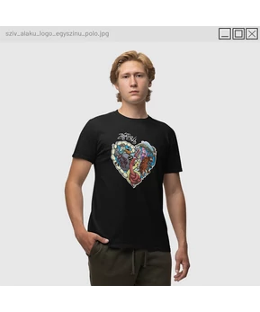 Zállatorvos - Szív alakú logó póló