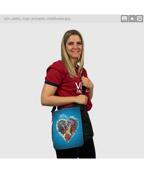 Zállatorvos - Szív alakú logó oldaltáska