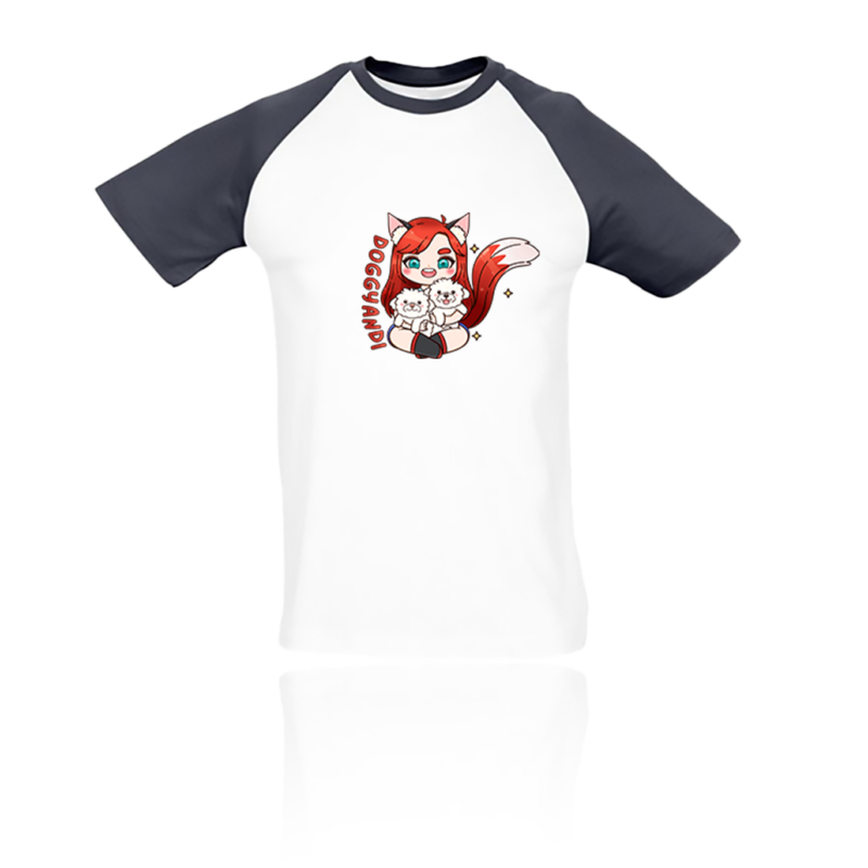 DoggyAndi - Cukorfalat 2023 színes vállú férfi póló