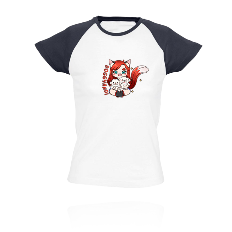 DoggyAndi - Cukorfalat 2023 színes vállú női póló