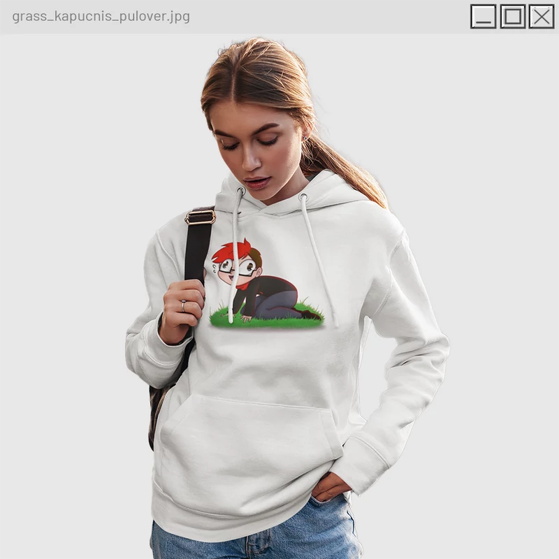 Kewin - Grass kapucnis pulóver