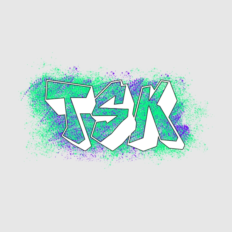 TheShowK - TSK Graffiti póló