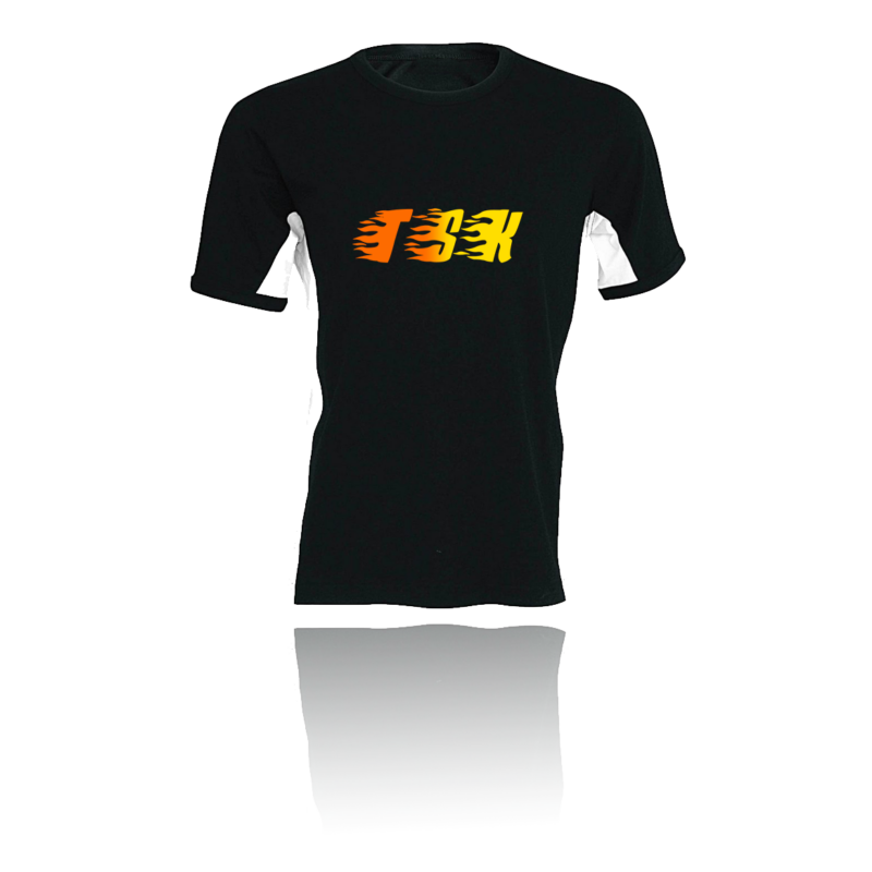 TheShowK - TSK Fire oldalsávos férfi póló