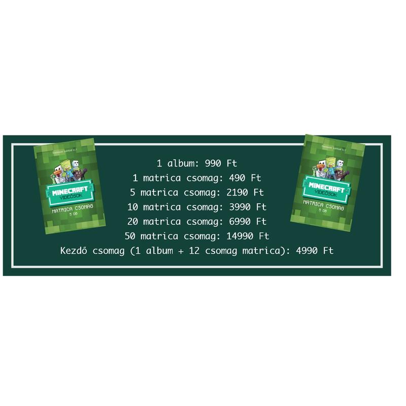 Minecraft videósok - Matricás album