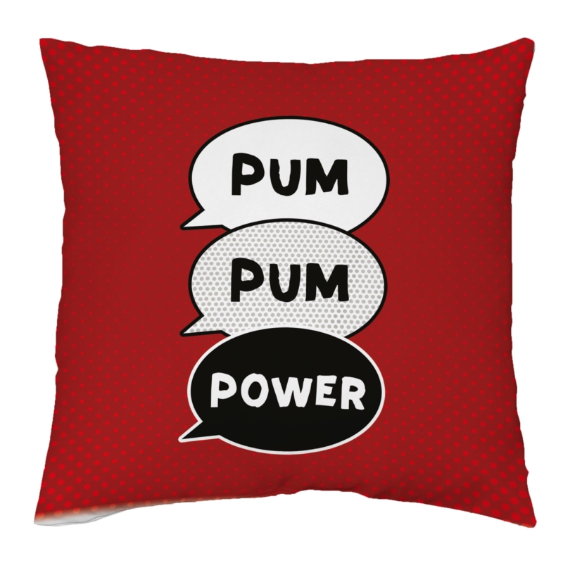 Polla Channel - Pumpum power díszpárna