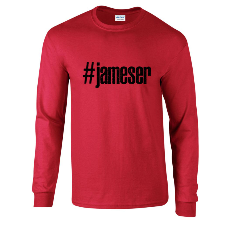 James - #jameser felnőtt hosszú ujjú póló