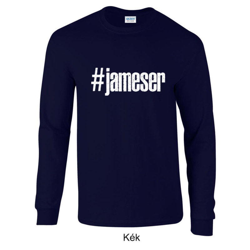 James - #jameser felnőtt hosszú ujjú póló