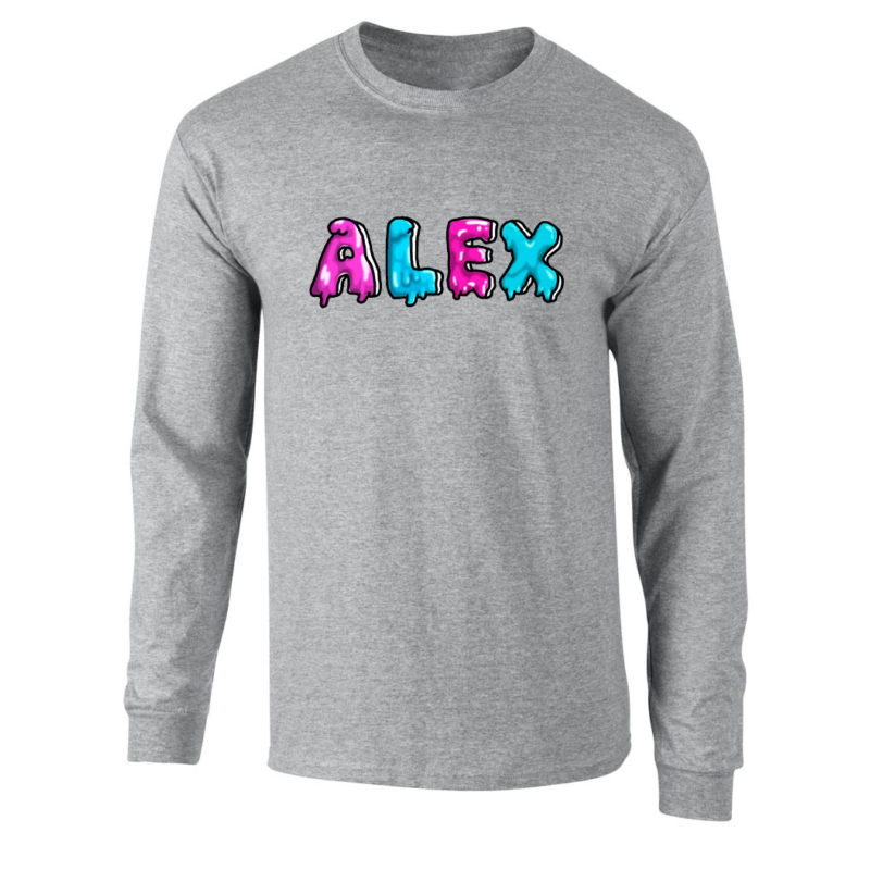 Alex Csigér - ALEX - zöld - kék felnőtt hosszú ujjú póló