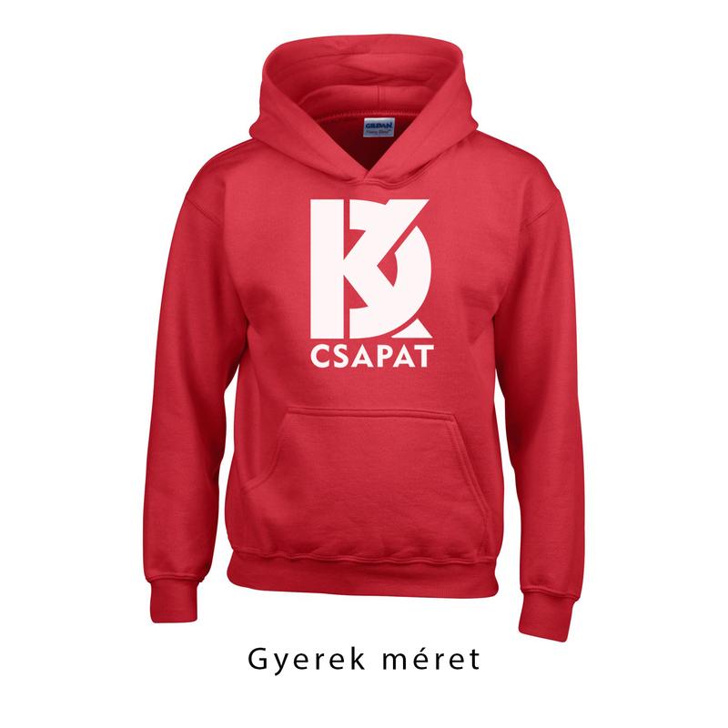 KD Csapat pulóver - Fehér logóval
