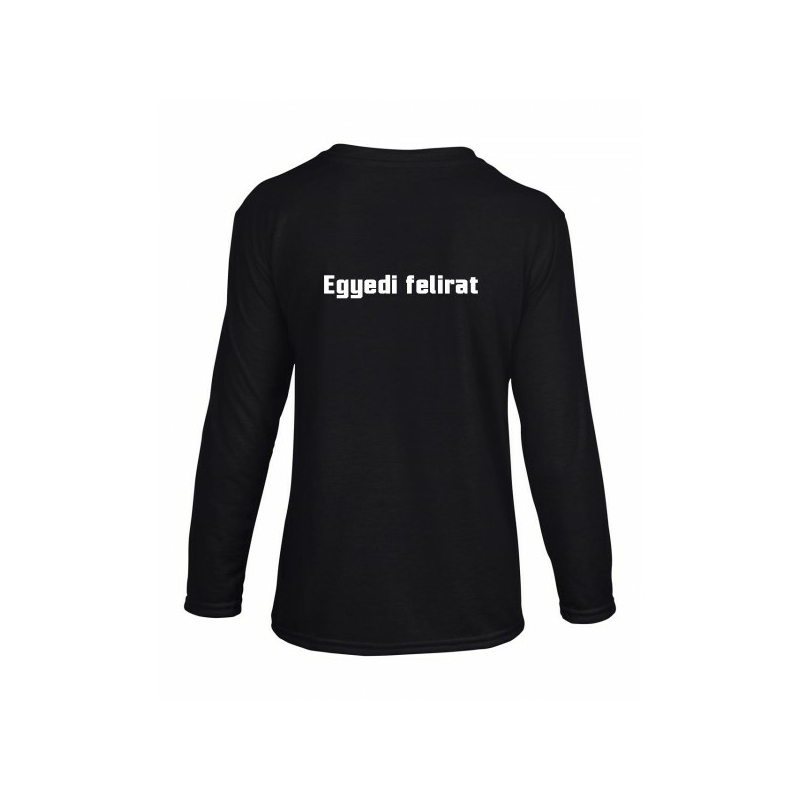 DoggyAndi - Falkatag 2022 felnőtt hosszú ujjú póló - Fekete logóval