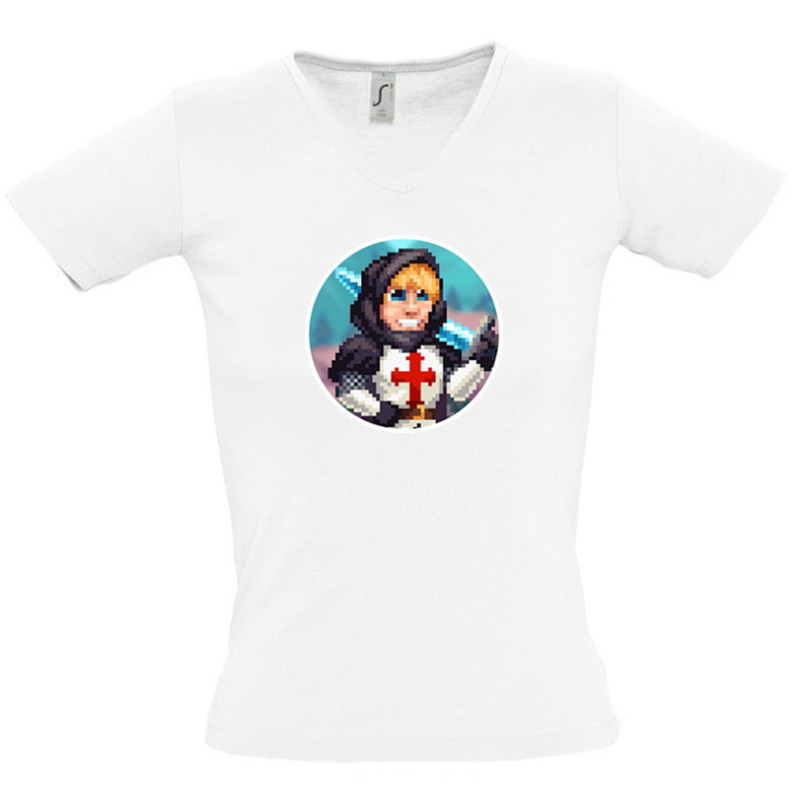 IceBlueBird - Pixel kör alakú logó női póló