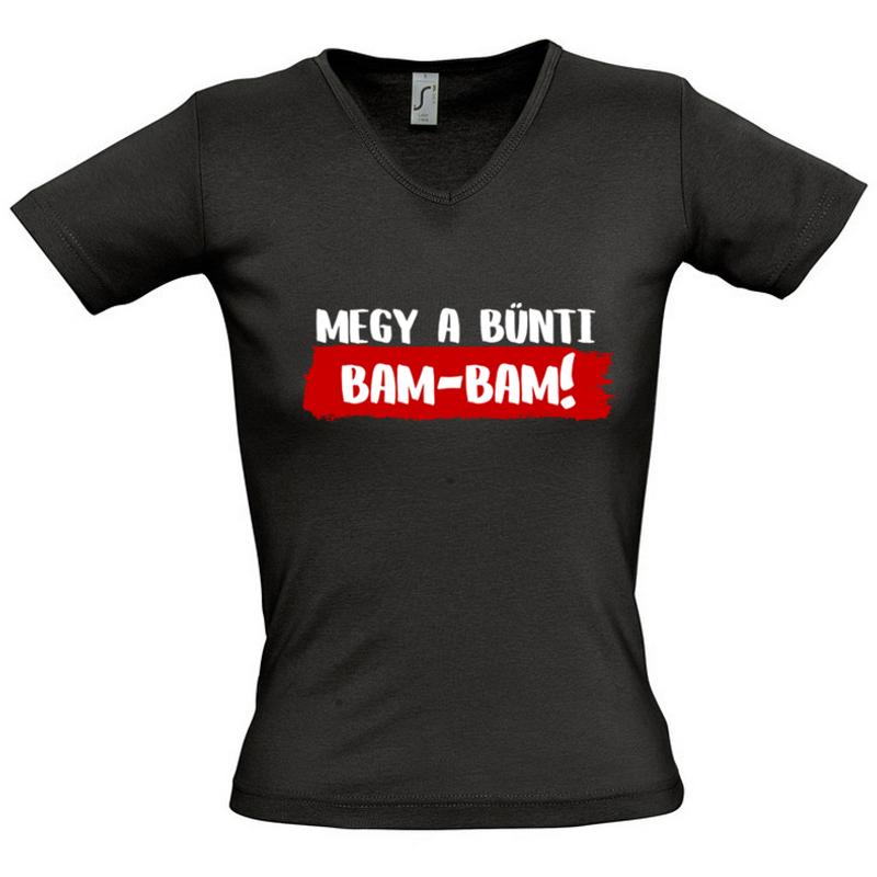 PamKutya - Megy a bünti BAM-BAM! női póló