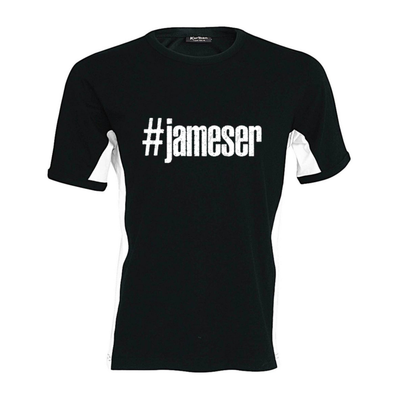 James - #jameser oldalsávos férfi póló
