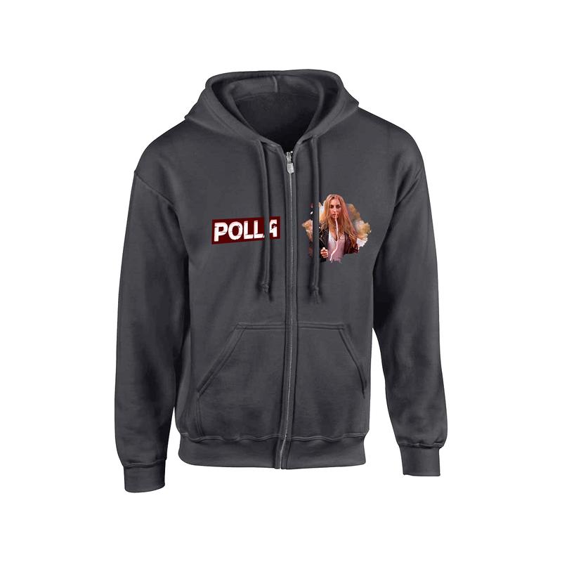 Polla Channel - Stranger cipzáros kapucnis pulóver