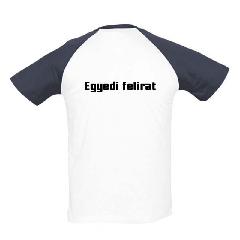 DoggyAndi - Falkatag 2022 színes vállú férfi póló - Fekete logóval