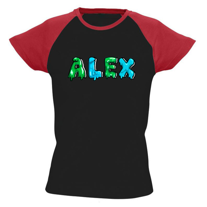 Alex Csigér - ALEX színes vállú női póló