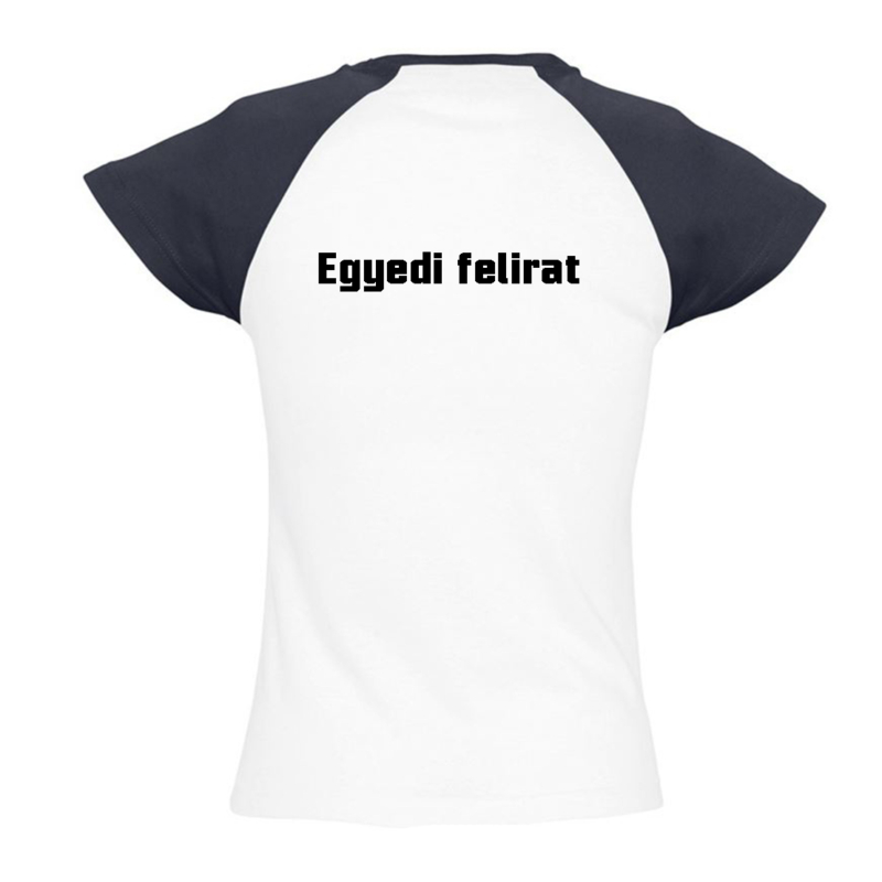 DoggyAndi - Falkatag 2022 színes vállú női póló - Fekete logóval