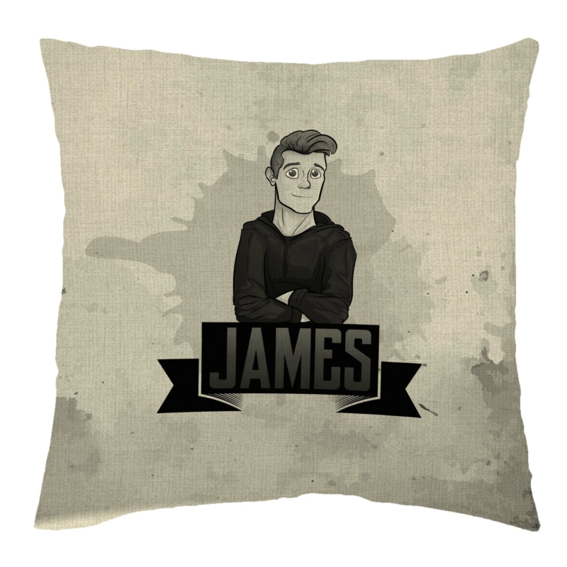 James #2 díszpárna