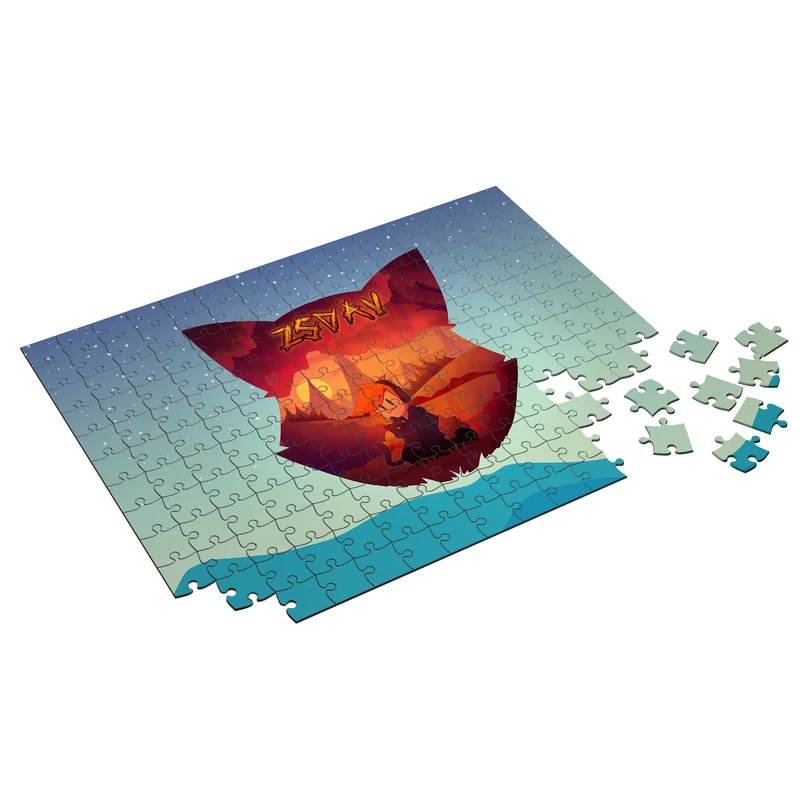 ZsDav - Cicás minta puzzle