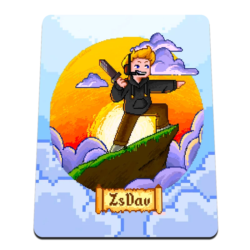 Zsdav - Pixel hős egérpad