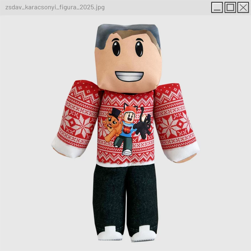 ZsDav Karácsonyi figura 2025 ( alvóka )